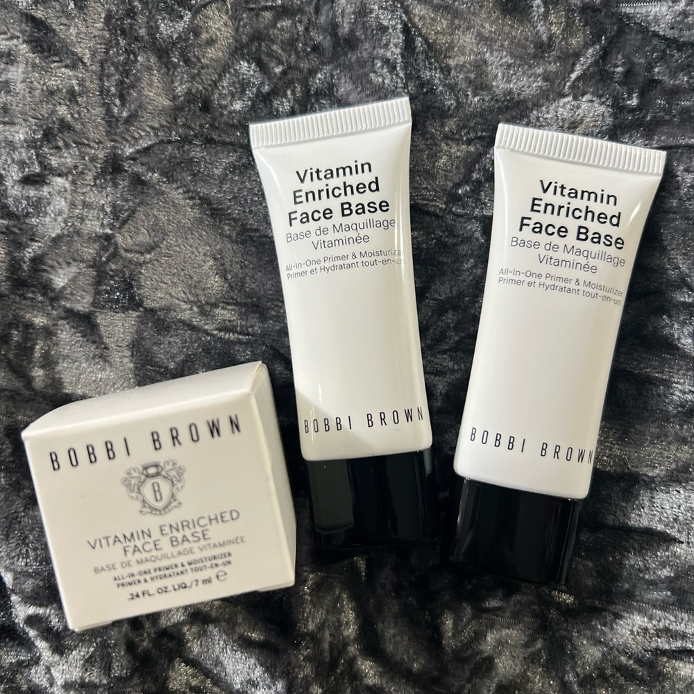 NEW Bobbi Brown Vitamin Enriched Moisturizer and Primer, qty 3